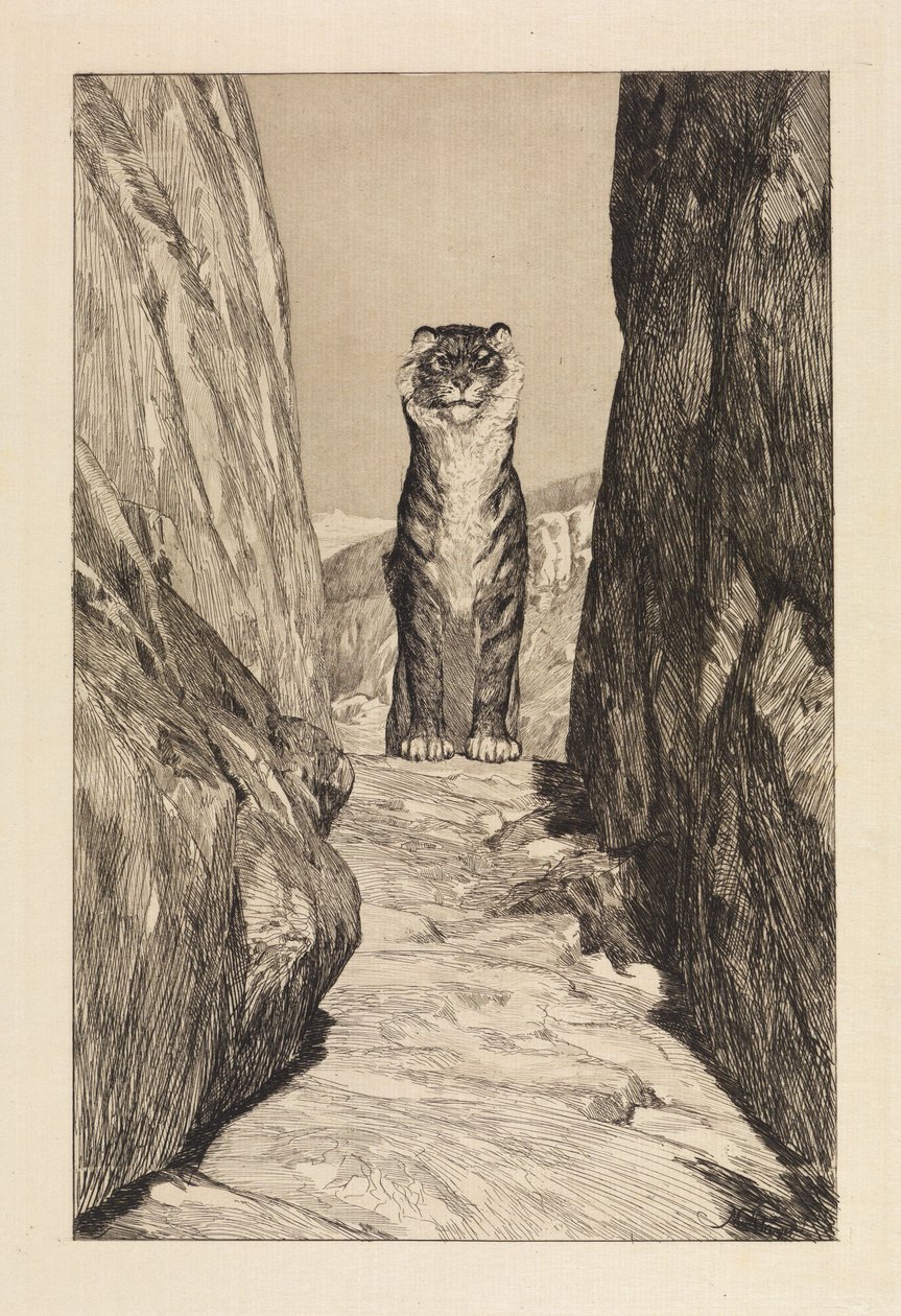 Første fremtid (Eva og fremtiden, opus III, blad 2) av Max Klinger
