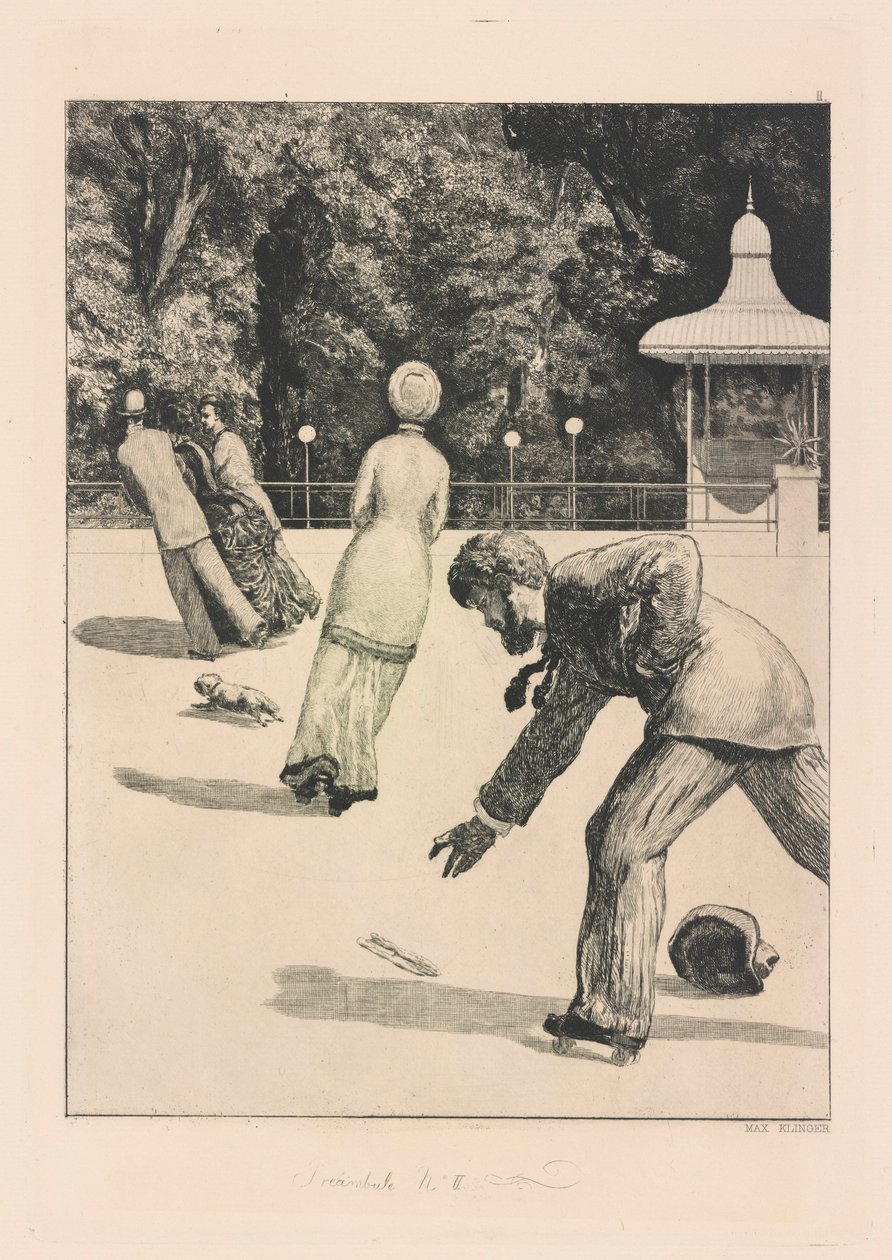Action, fra serien A Glove av Max Klinger