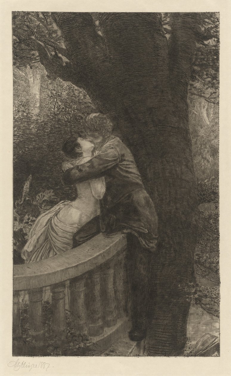 I parken (Im Park): pl.4 av Max Klinger