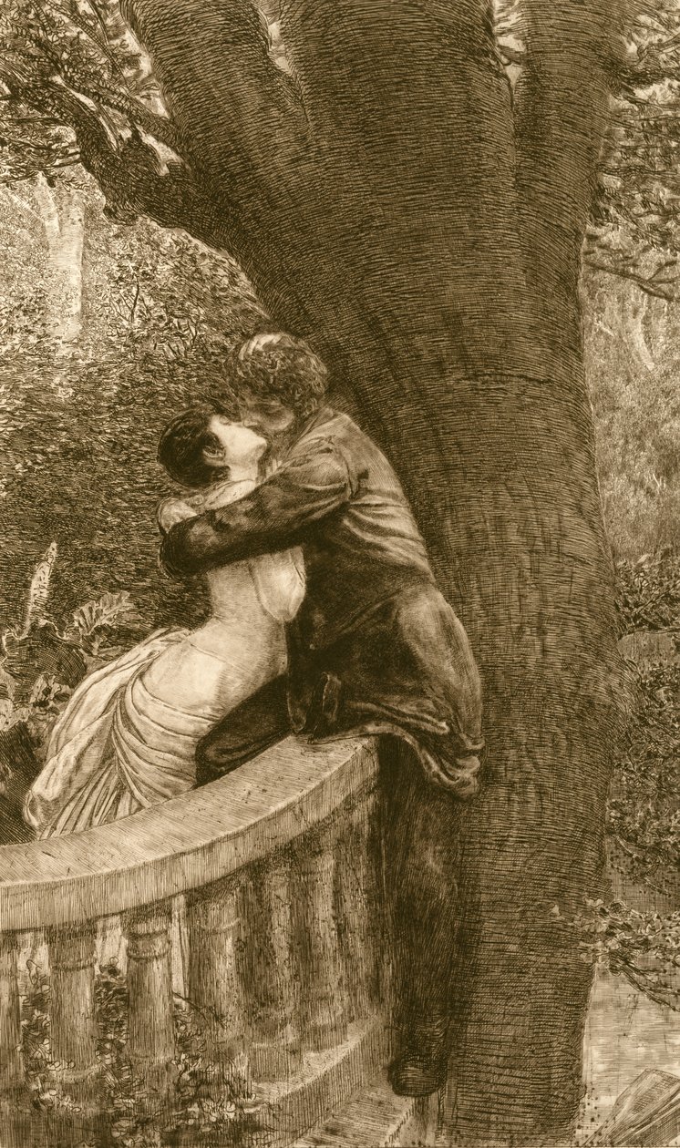 Kiss, fra serien A Love, Opus X av Max Klinger