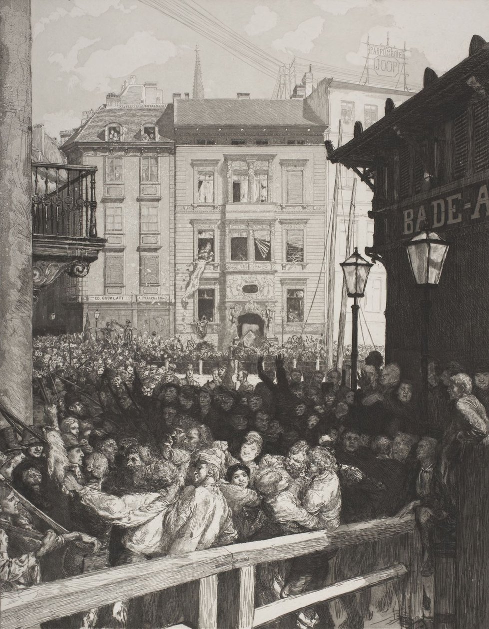 Marsdager I, fra Dramaer Opus IX av Max Klinger