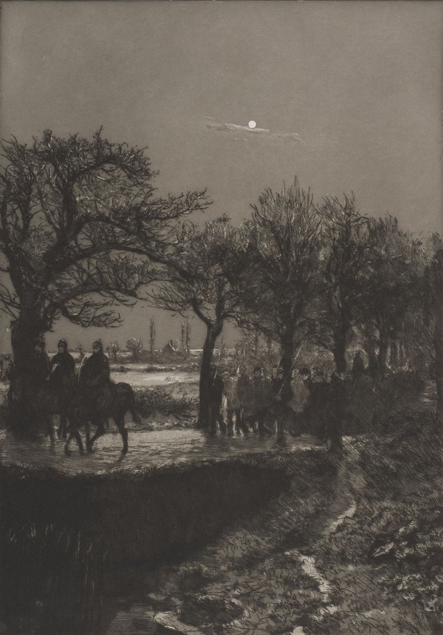 Marsdager III, fra Dramaer opus IX av Max Klinger