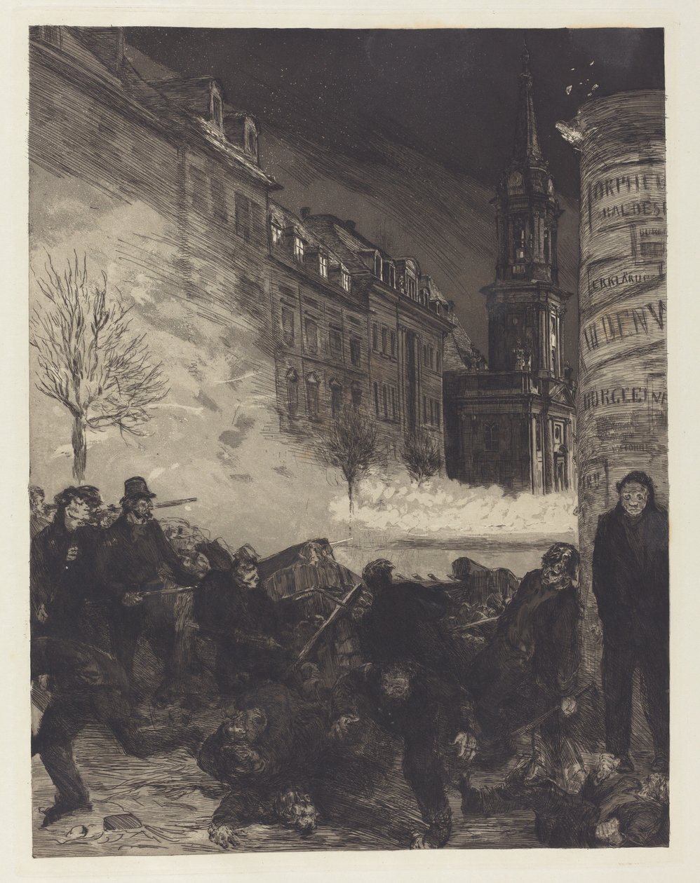 Märztage II March Days II, 1883. av Max Klinger