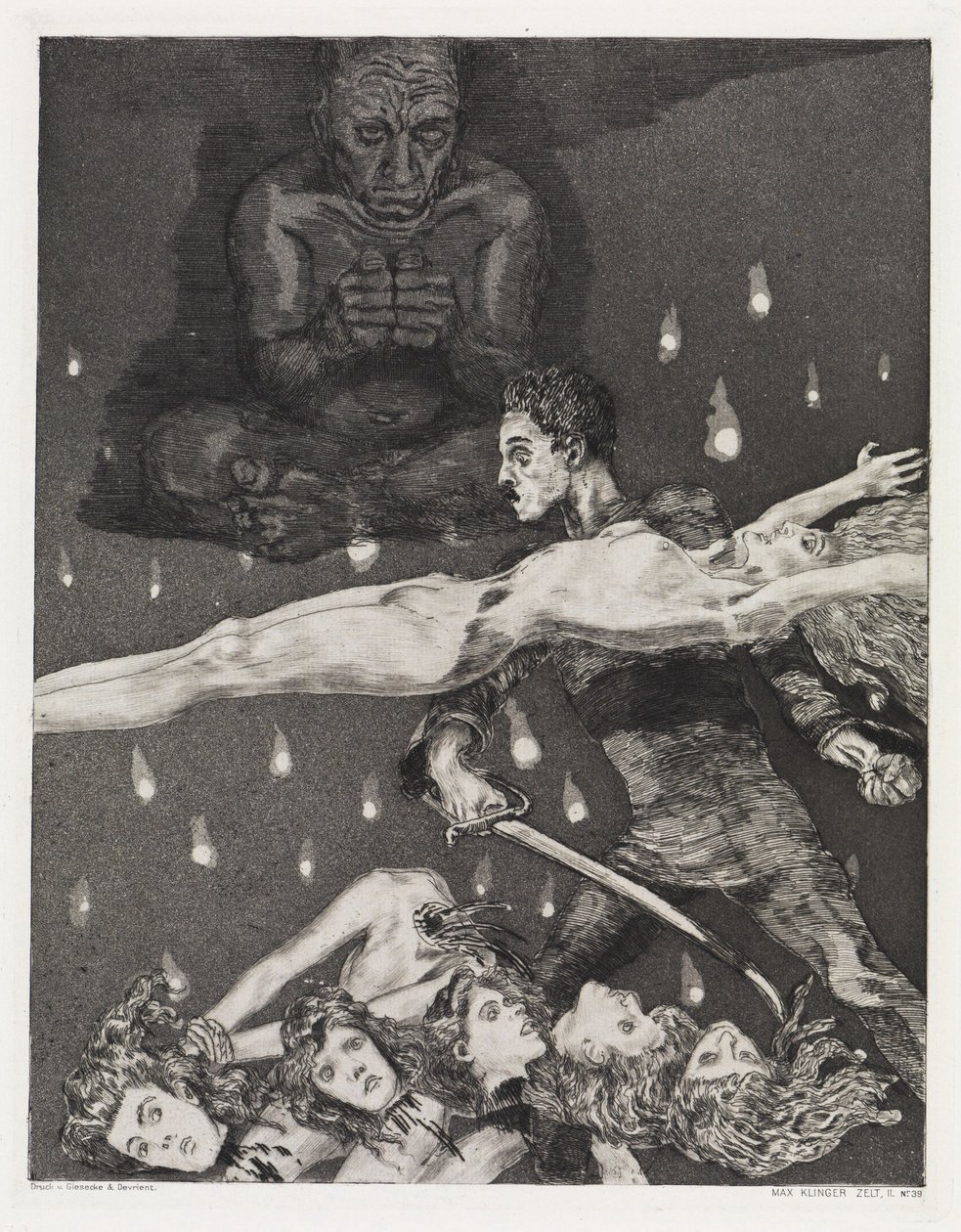 Mord, Telt, opus XIV, del 2, nr. 39 av Max Klinger