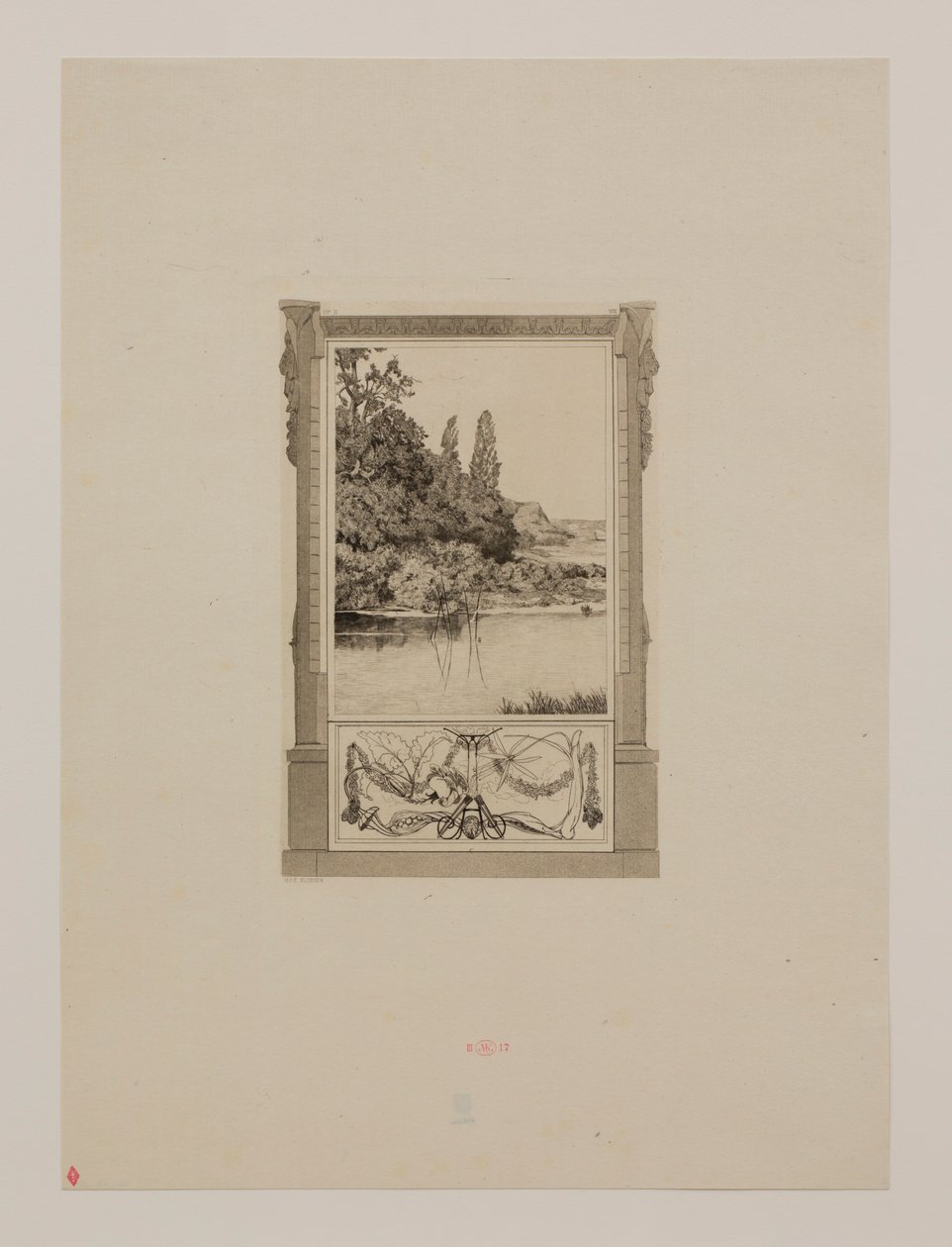 Narcissus og Echo II av Max Klinger