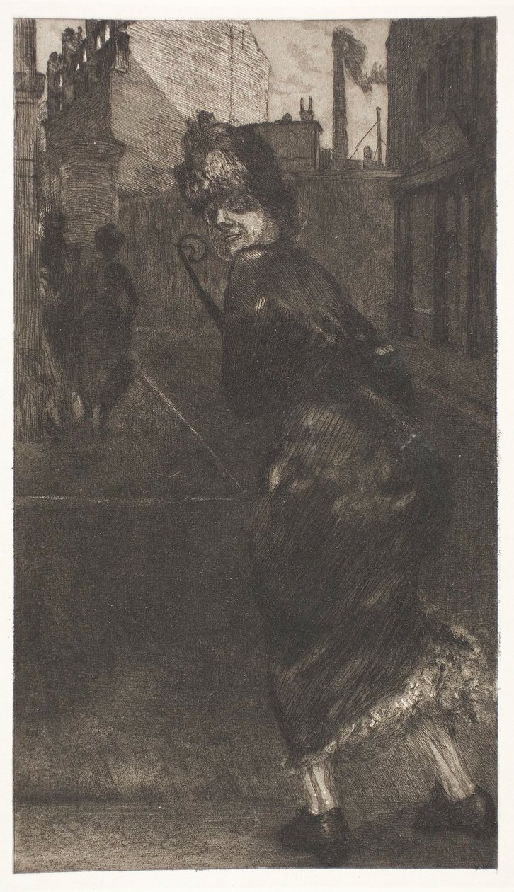 On the Street, plate ni fra A Life av Max Klinger