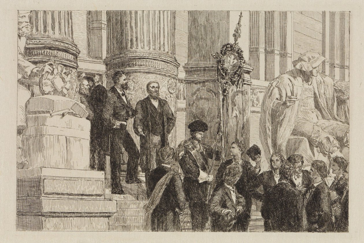 Portalen til det nye kunstindustrimuseet av Max Klinger
