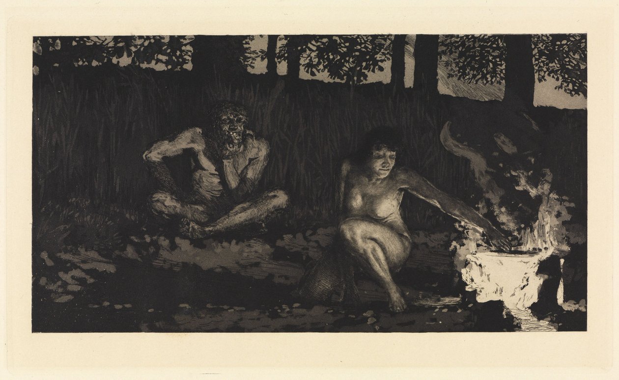 Forord II (Et liv, opus VIII, blad 2) av Max Klinger