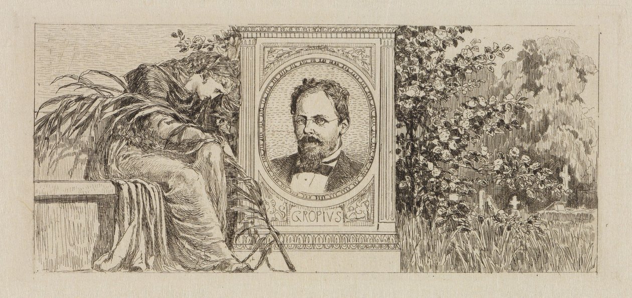 Professor Gropius av Max Klinger