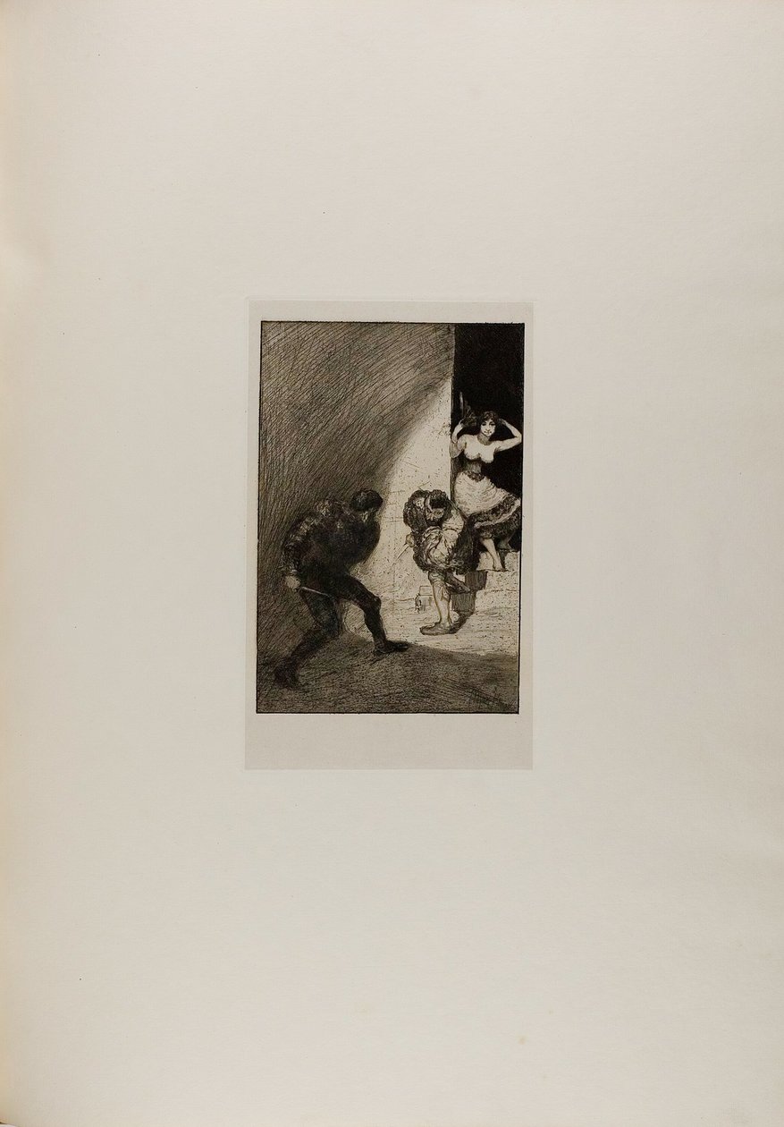 Rivals, plate syv fra A Life av Max Klinger