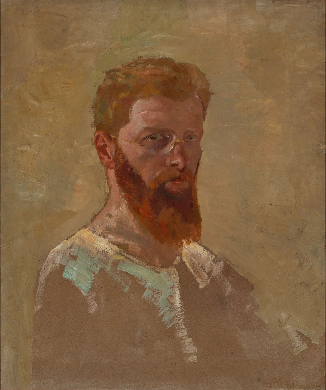 Selvportrett av Max Klinger