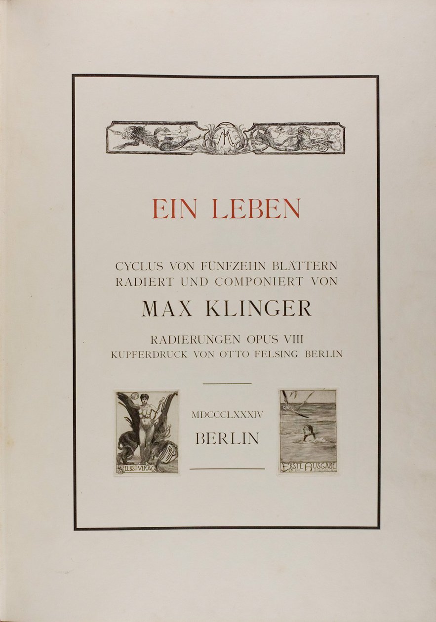 Tittelside: Et liv av Max Klinger