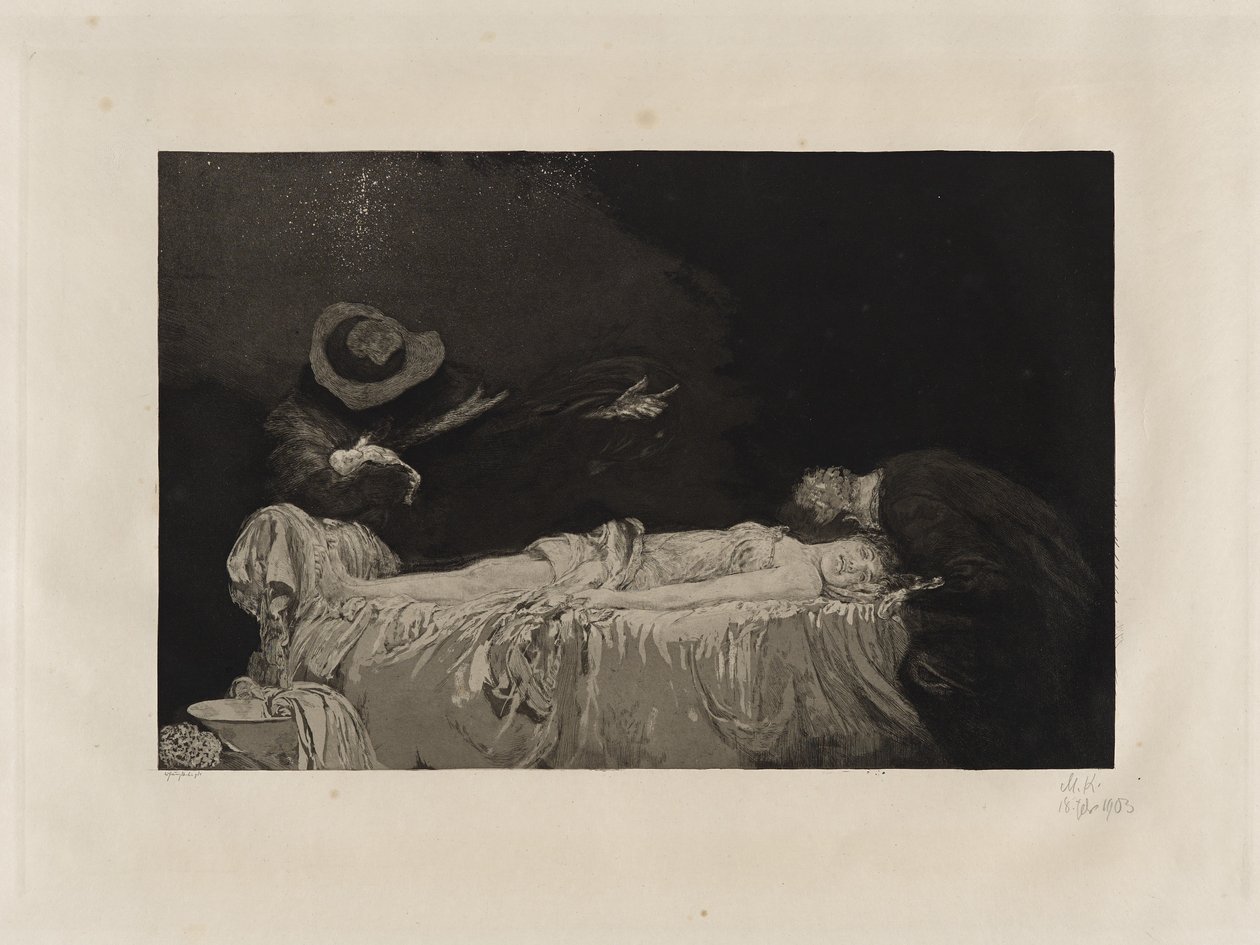 Tod (død) av Max Klinger