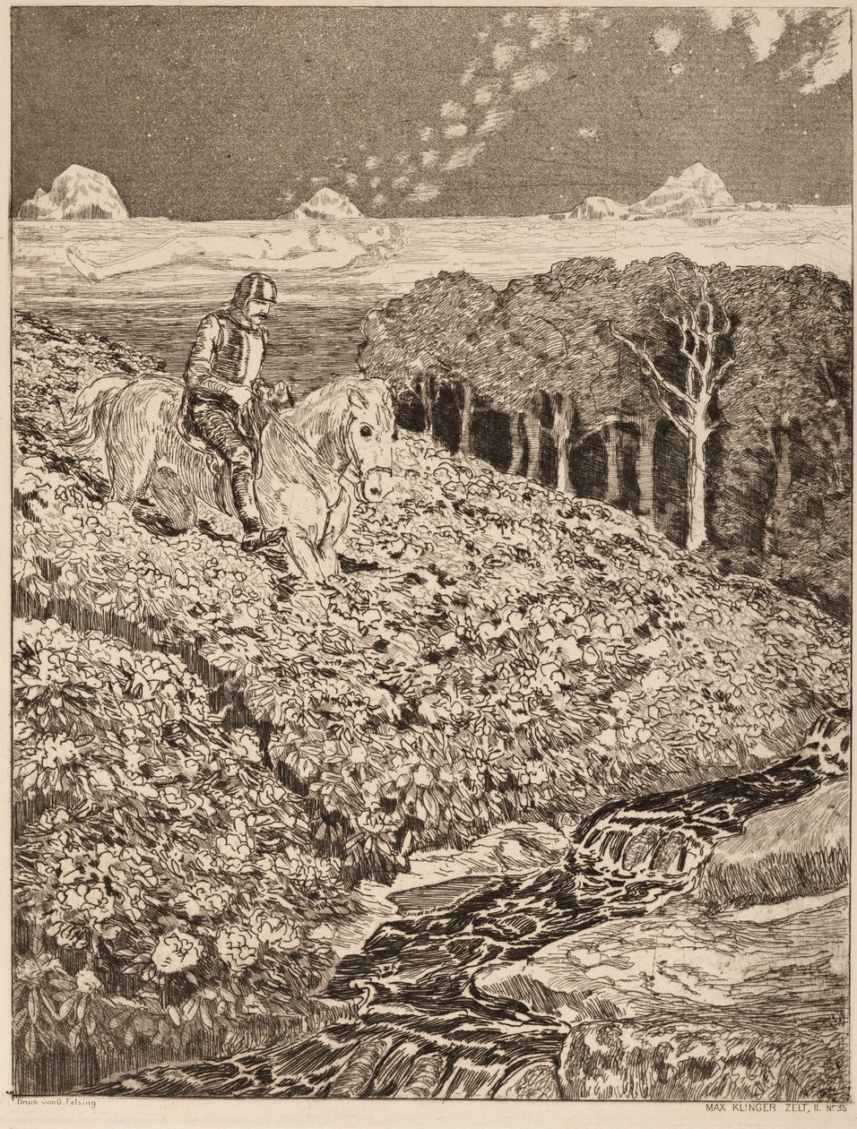 Drømmevei, plansje 35 av Max Klinger