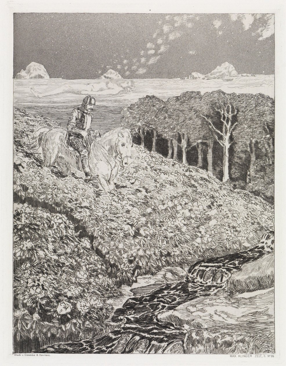 Drømmevei (Telt, opus XIV, del 2, nr. 35) av Max Klinger