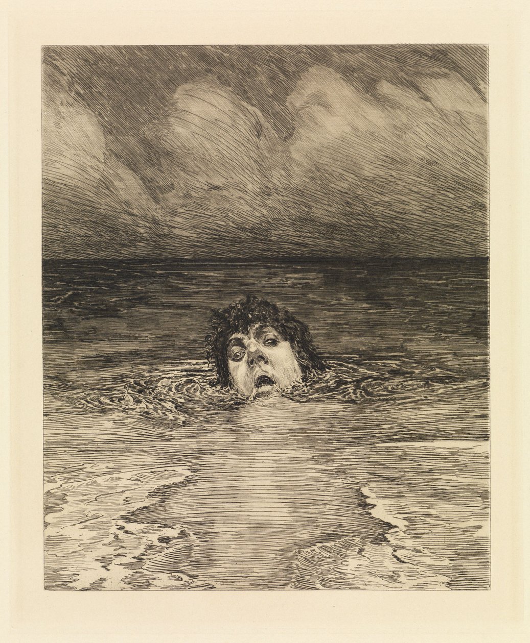 Forfall (Et liv, opus VIII, blad 12) av Max Klinger