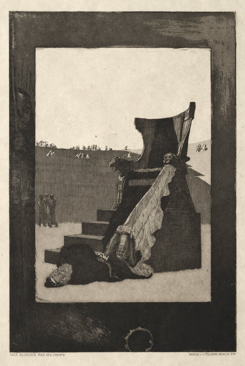 Vom Tode I, Opus II, 1889 6. av Max Klinger