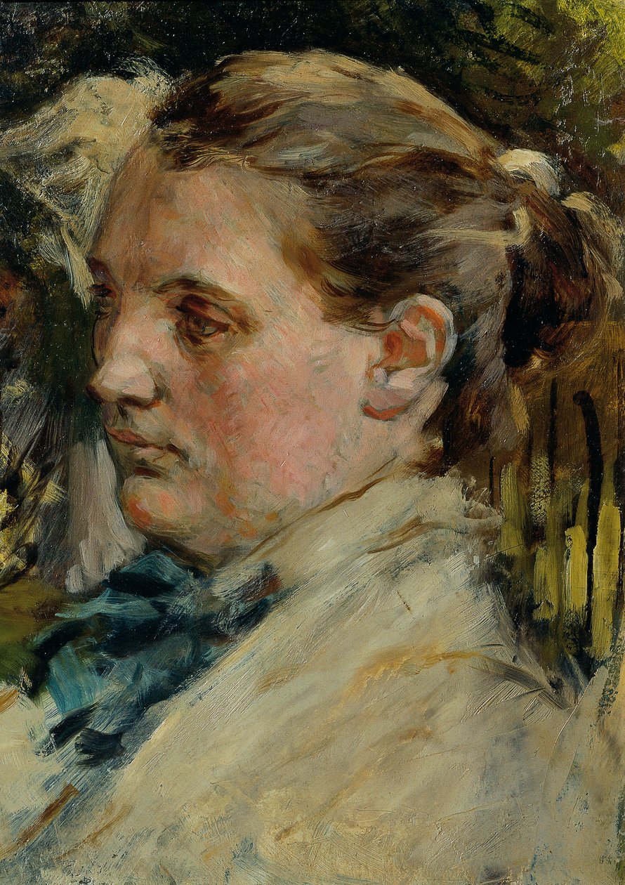 Kvinnelig studieleder av Max Klinger