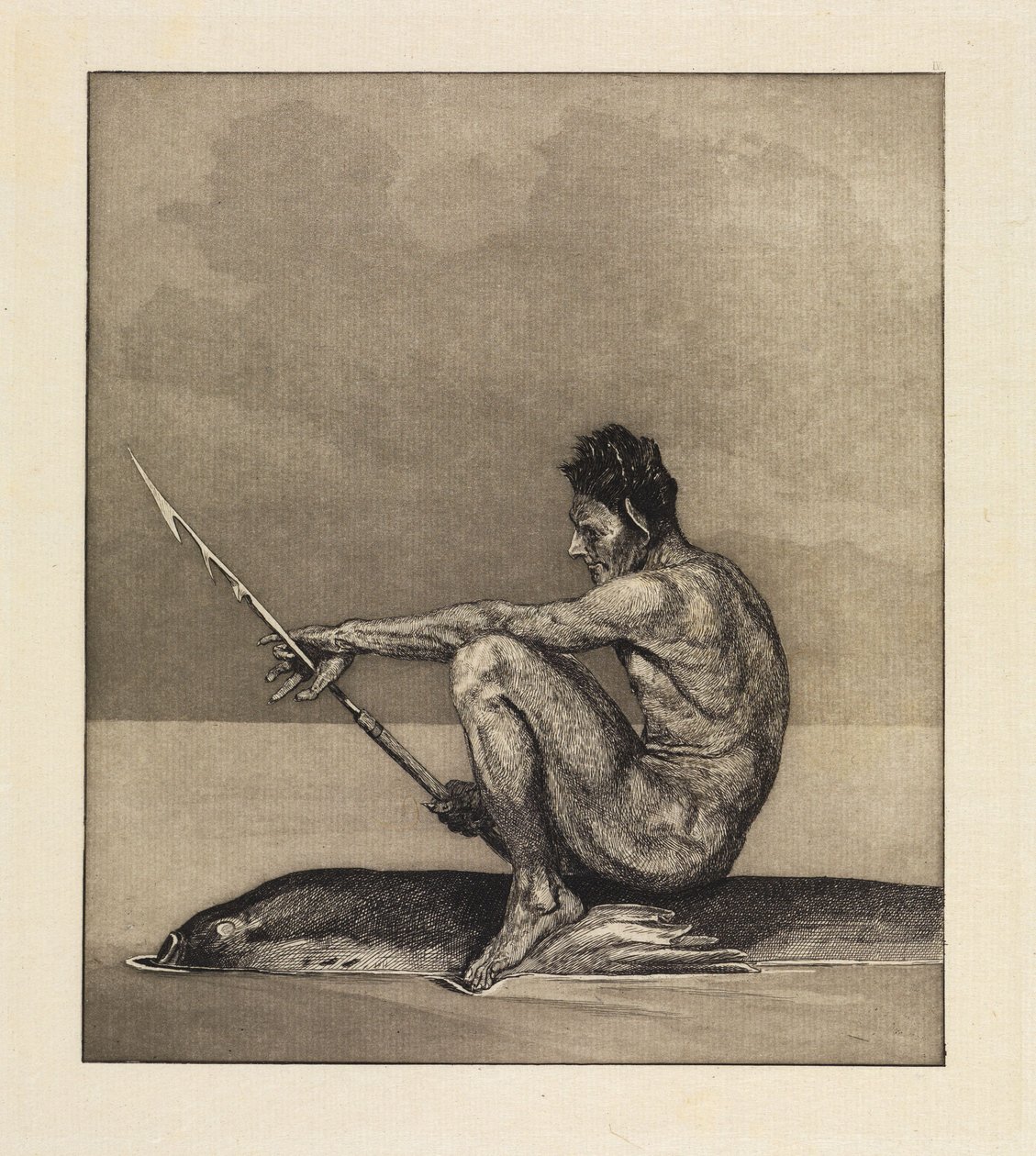 Andre framtid (Eva og framtiden, opus III, blad 4) av Max Klinger