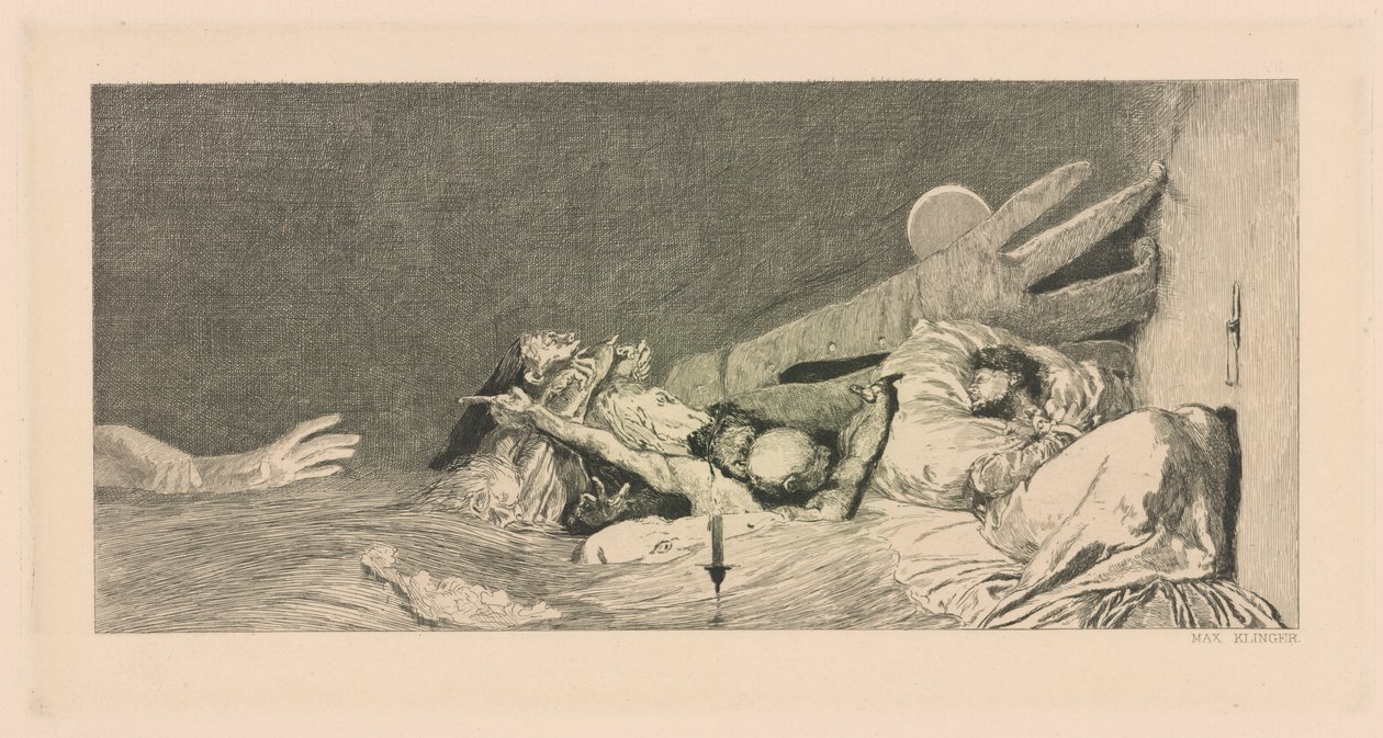 Anxieties, fra serien A Glove av Max Klinger