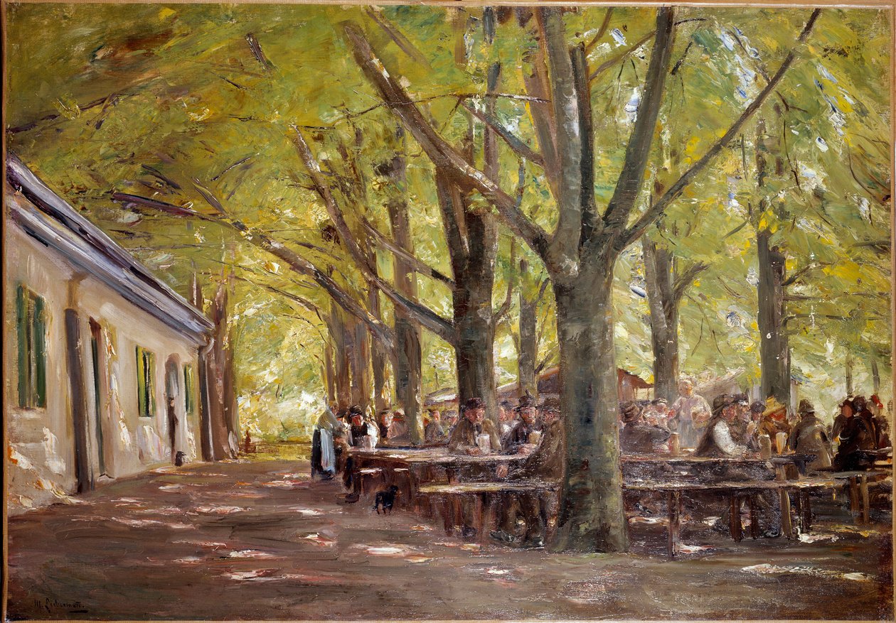 Et landbryggeri i Branneburg i Baviere i 1893 Maleri av Max Liebermann (1847-1935) 1893 Søn. 0,7x1 m Paris, Musee d