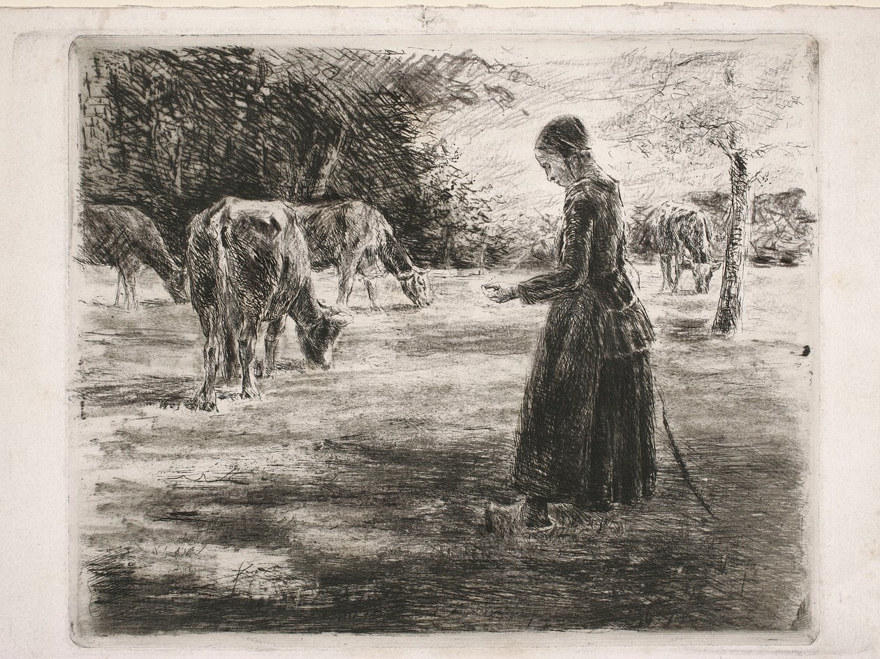 På beitet (nær Delden i Holland) av Max Liebermann