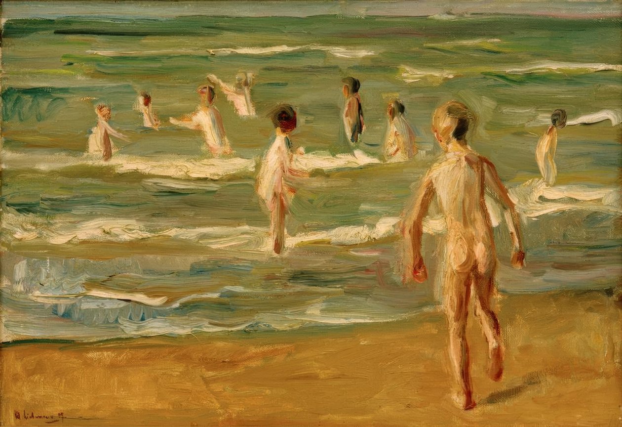 Badende gutt av Max Liebermann
