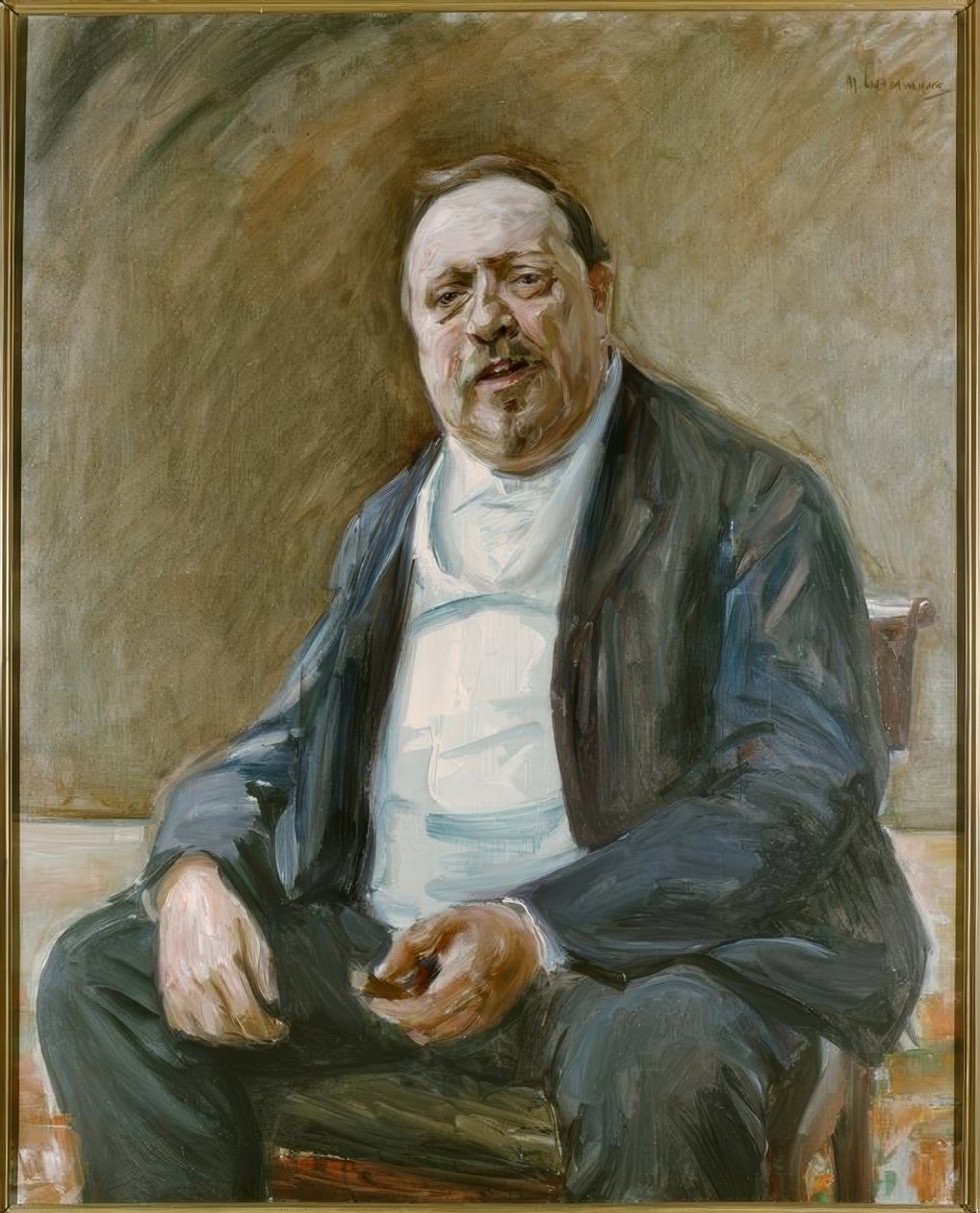 Portrett av Alfred von Berger av Max Liebermann