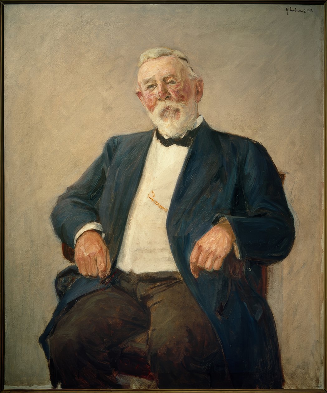 Portrett av Friedrich Kuhnt av Max Liebermann
