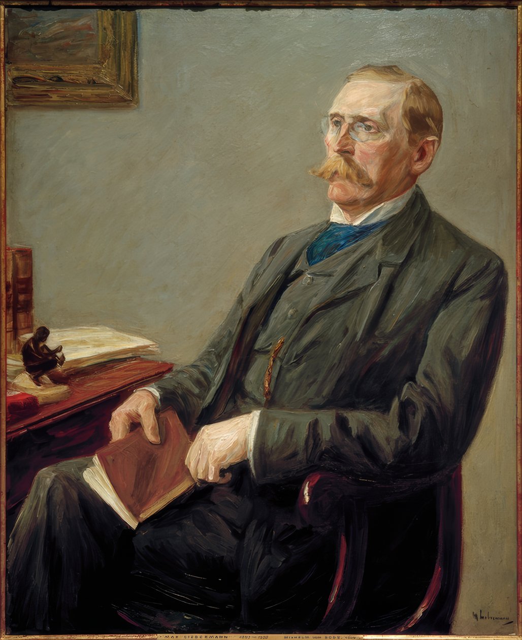 Portrett av generaldirektør Dr. Wilhelm Bode av Max Liebermann