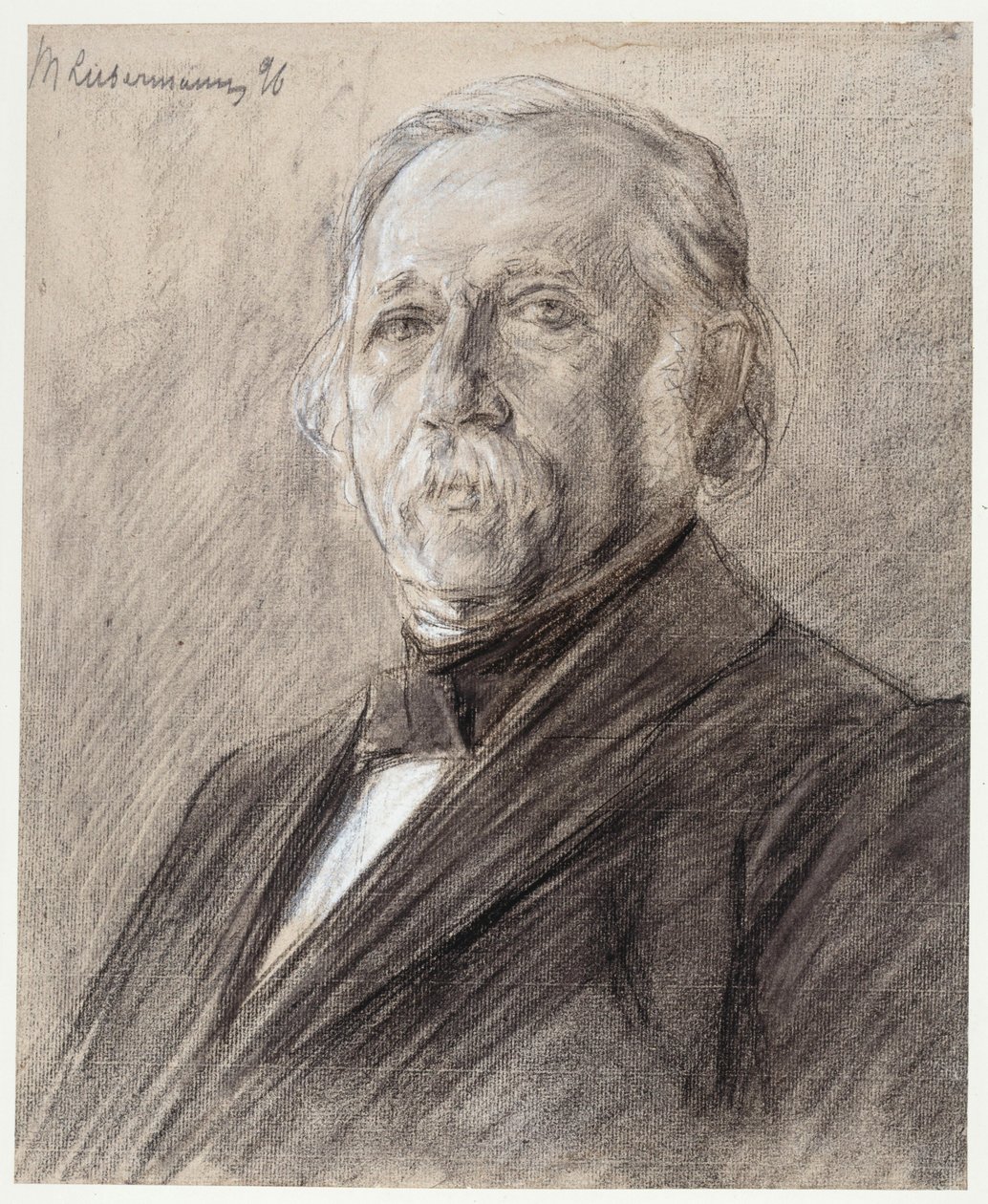 Portrett av Theodor Fontane av Max Liebermann
