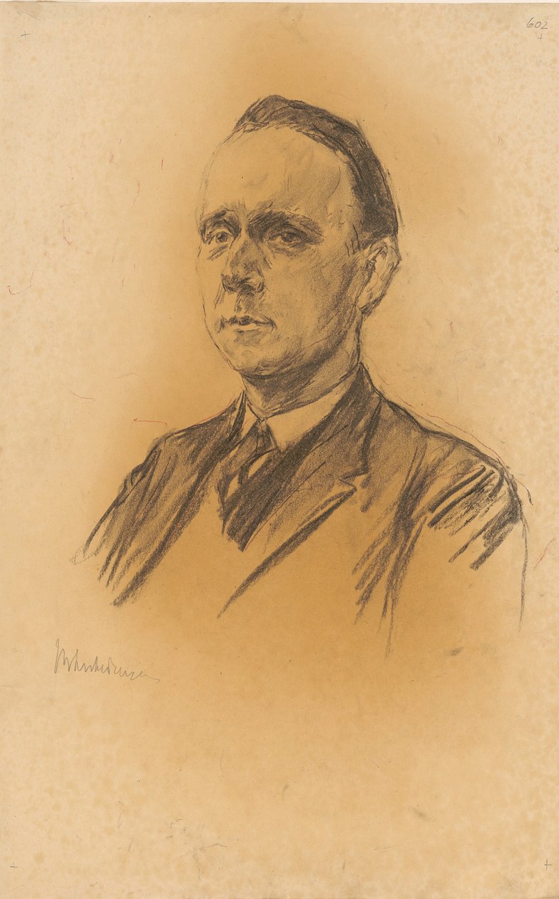 Portrett av professor Werner Jäger av Max Liebermann