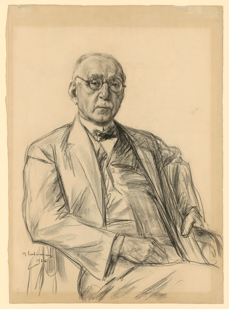 Portrett av samleren Oscar Huldschinsky av Max Liebermann