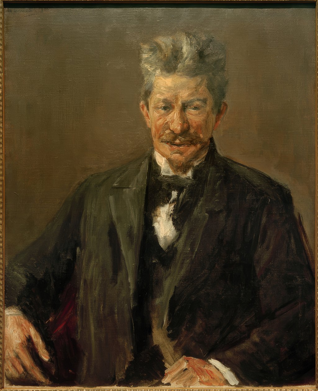 Portrett av den danske litteraturhistorikeren Georg Brandes av Max Liebermann