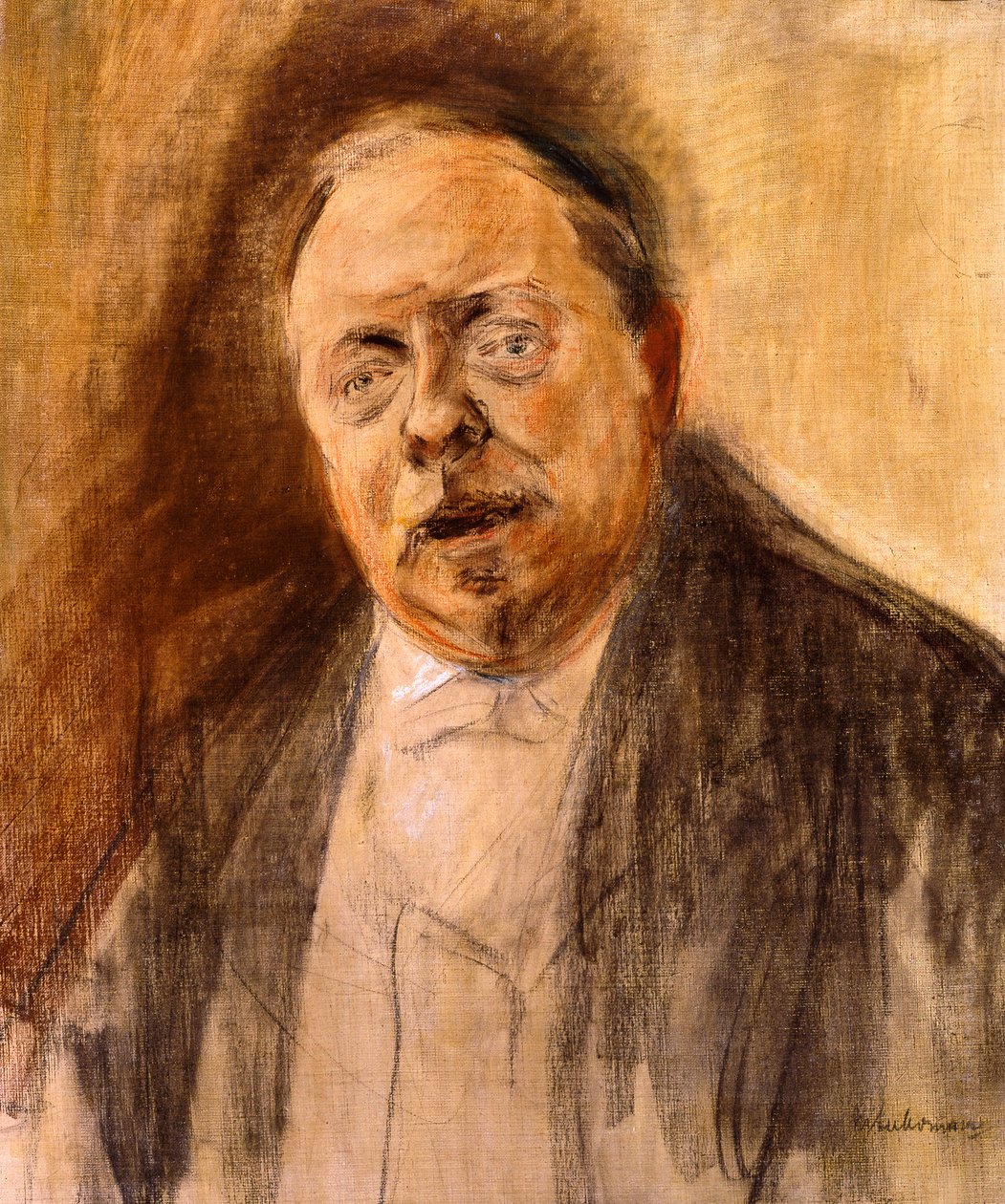 Portrettstudie av friherre Alfred von Berger av Max Liebermann