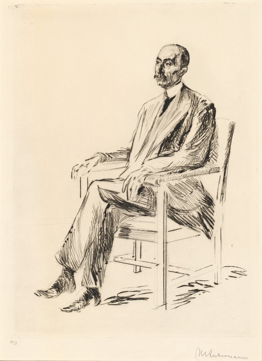 Ordfører dr. Burchard av Max Liebermann
