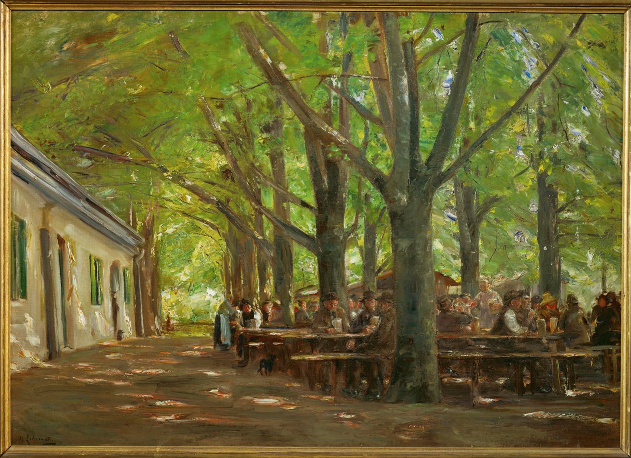 Landstedsgjestgiveri på Brannenburg (maleri på lerret) av Max Liebermann