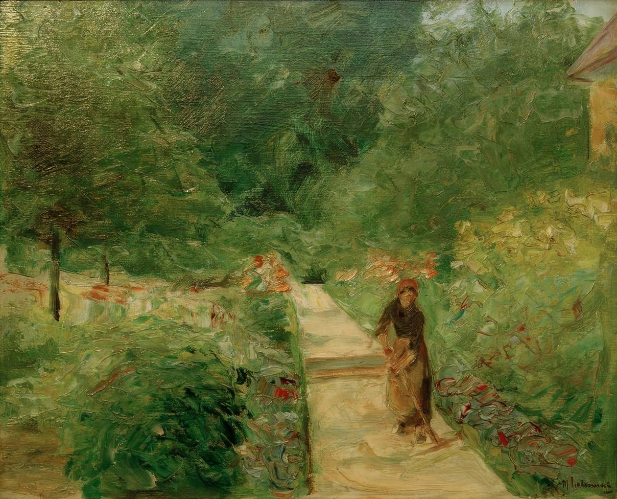 Kjøkkenhagen i Wannsee i vest, på vei en Gä av Max Liebermann