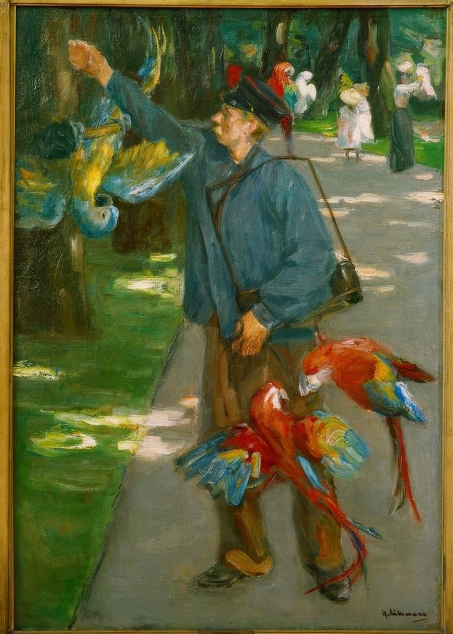 Papegøyemannen av Max Liebermann