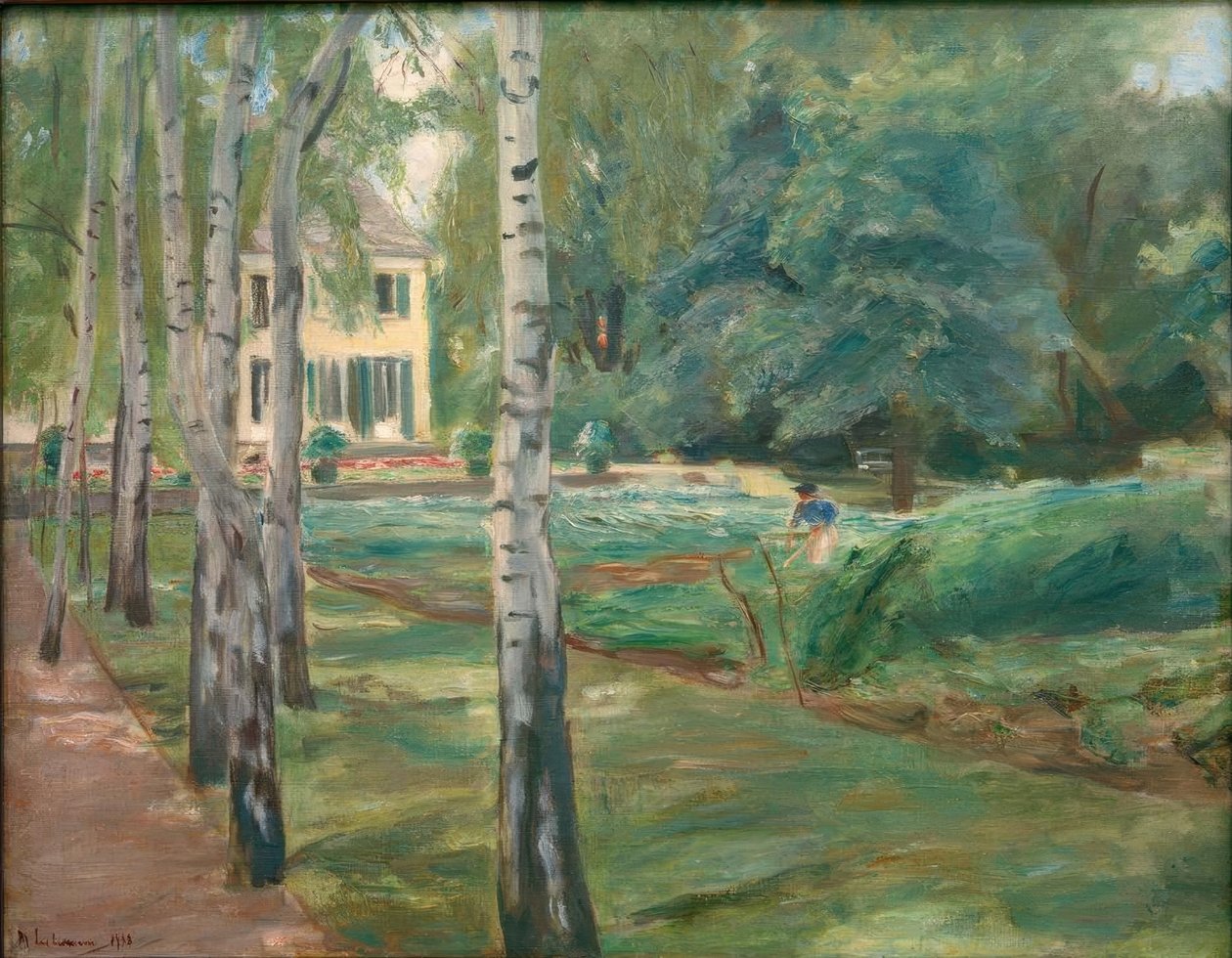 Bjørkeavenyen i Wannsee-hagen mot vest av Max Liebermann