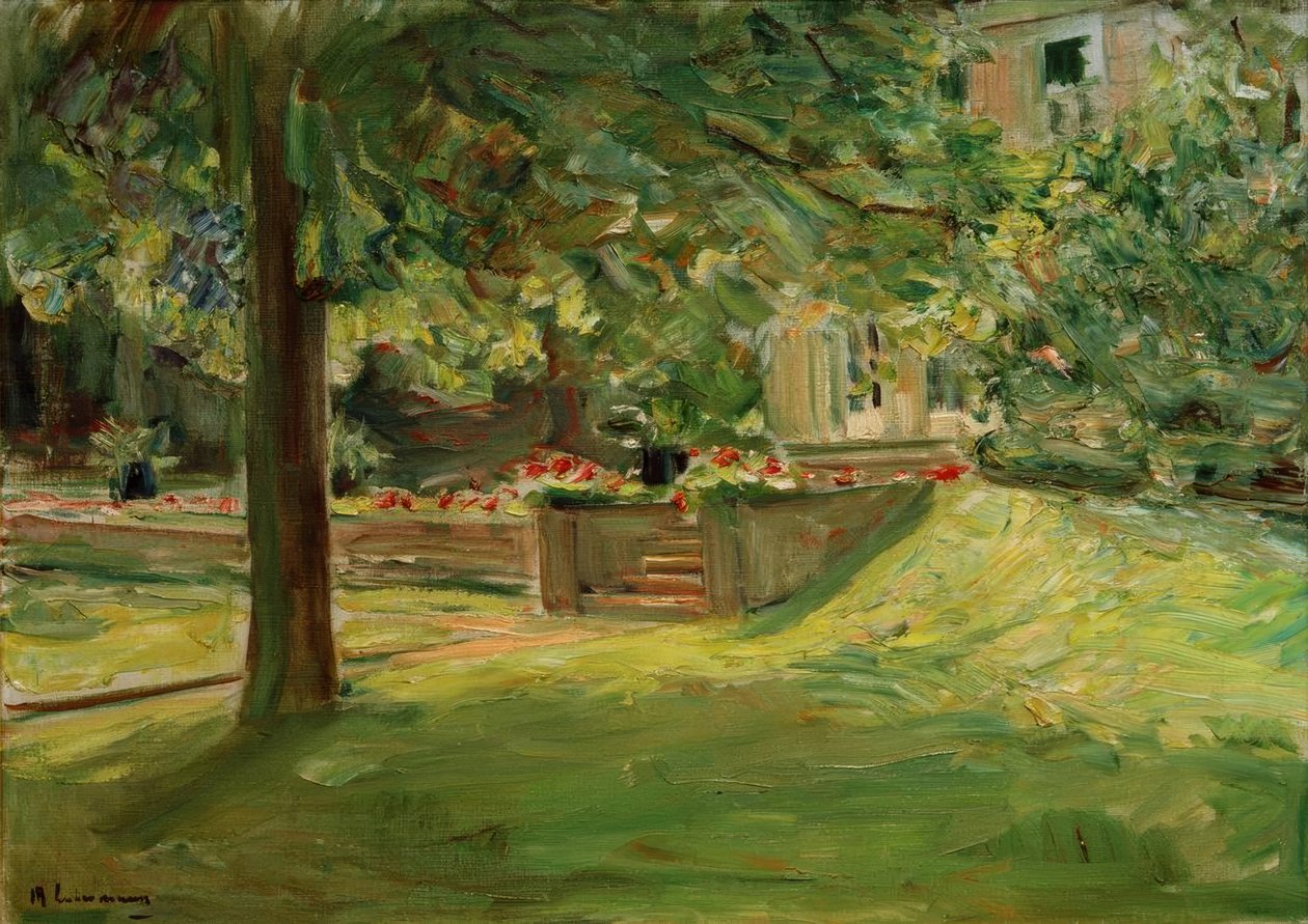 Blomsterterrassen mot sørvest / Wannseegarten av Max Liebermann