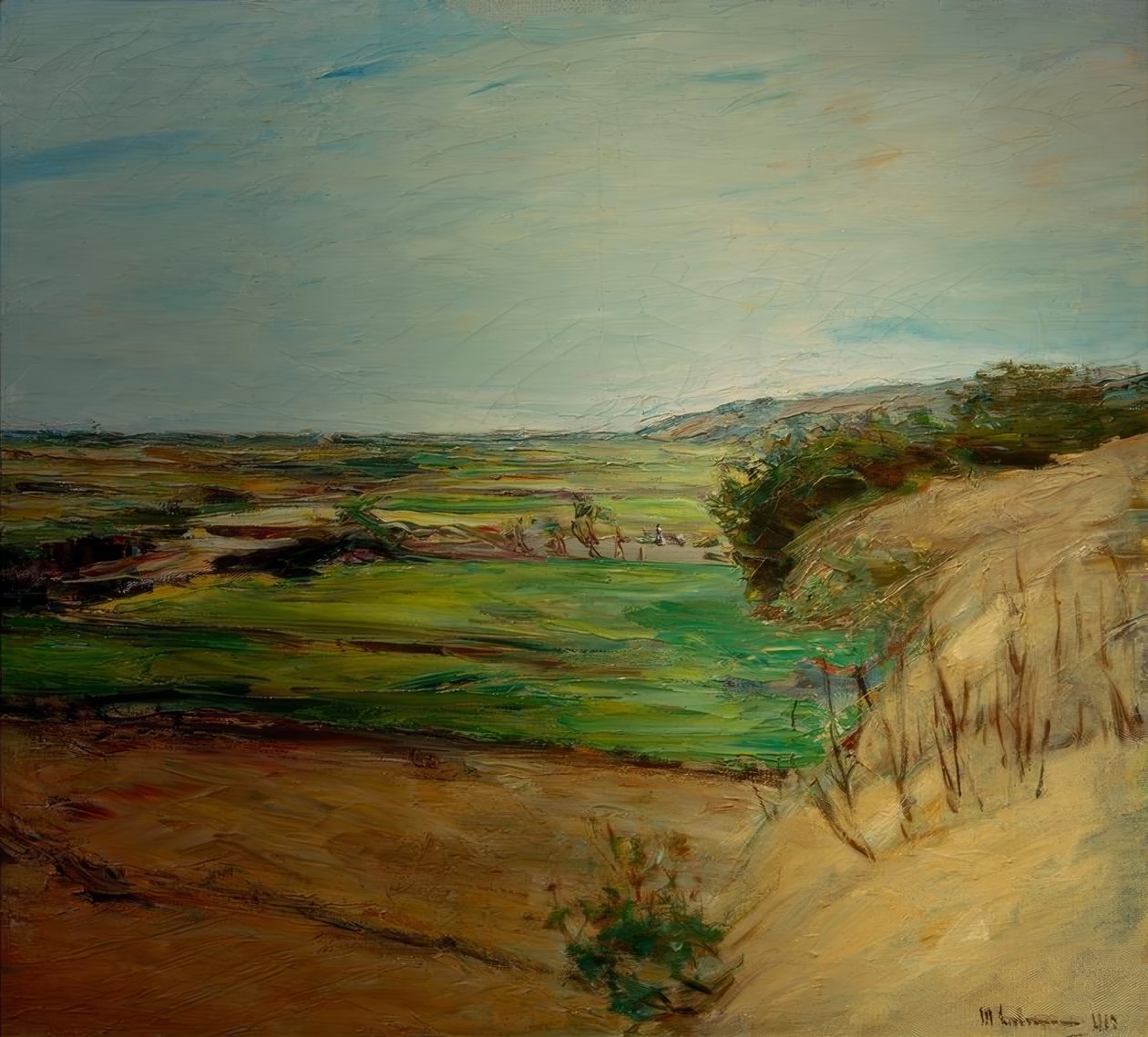 Sanddynelandskap av Max Liebermann