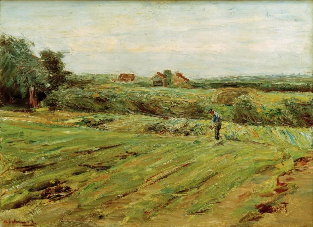Høstefelt - kålåker (?) av Max Liebermann