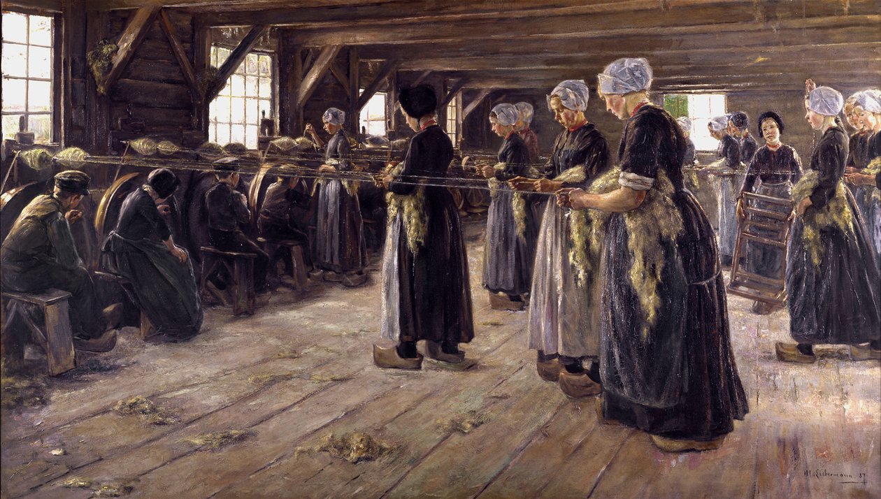 Linlåve i Laren av Max Liebermann