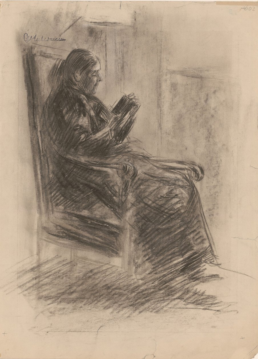 Kunstnerens kone av Max Liebermann
