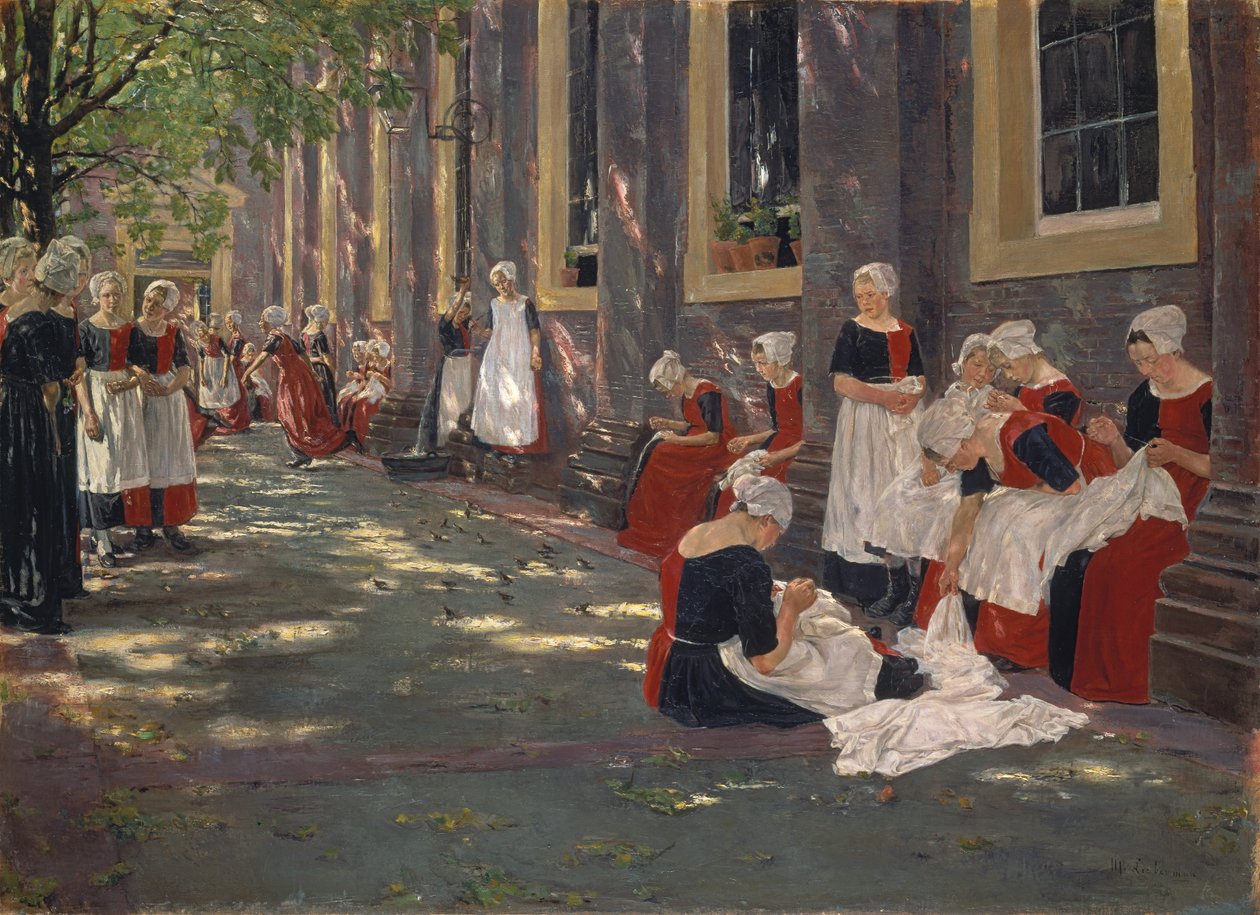 Gratis periode på barnehjemmet i Amsterdam av Max Liebermann