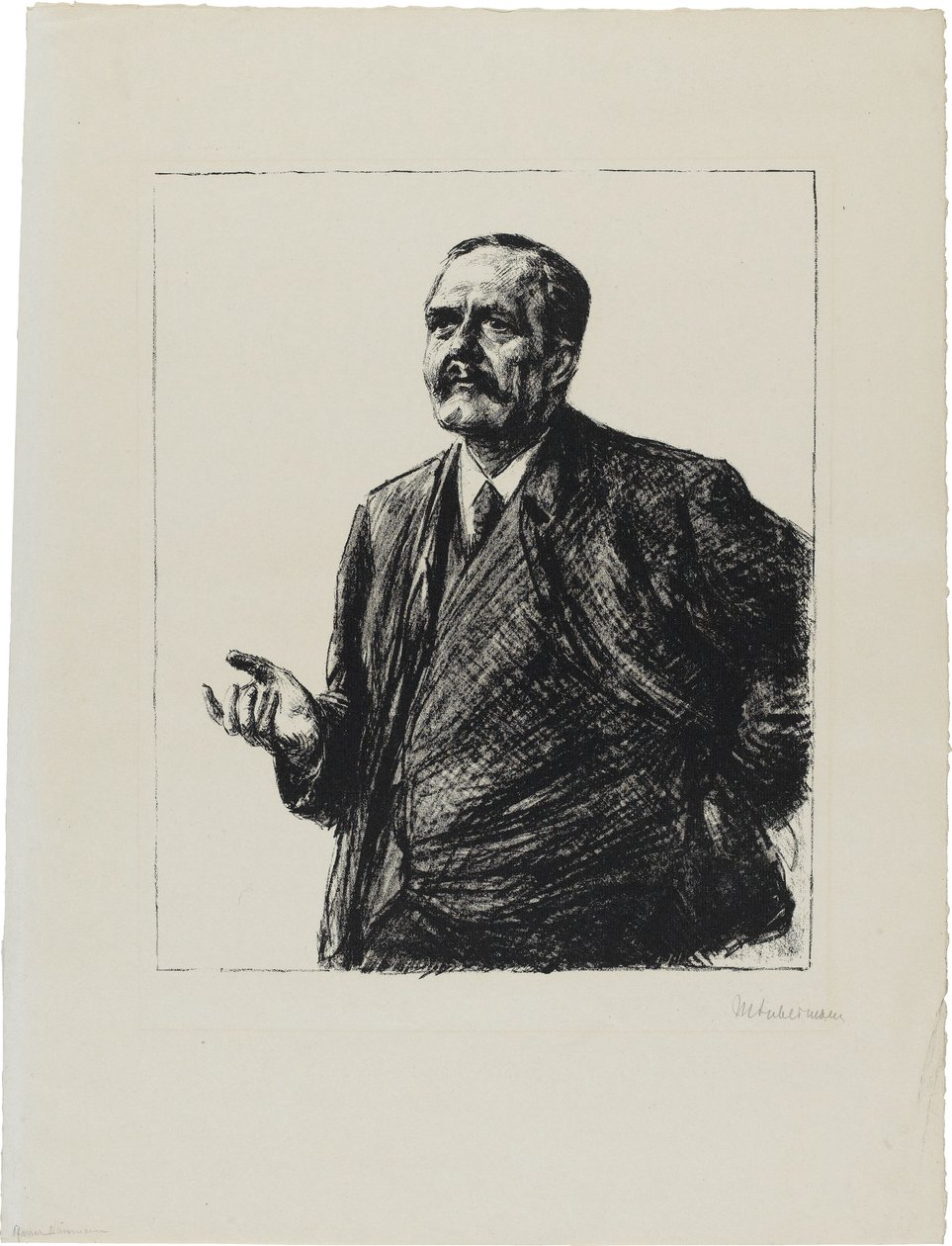 Friedrich Naumann (1860-1919) av Max Liebermann
