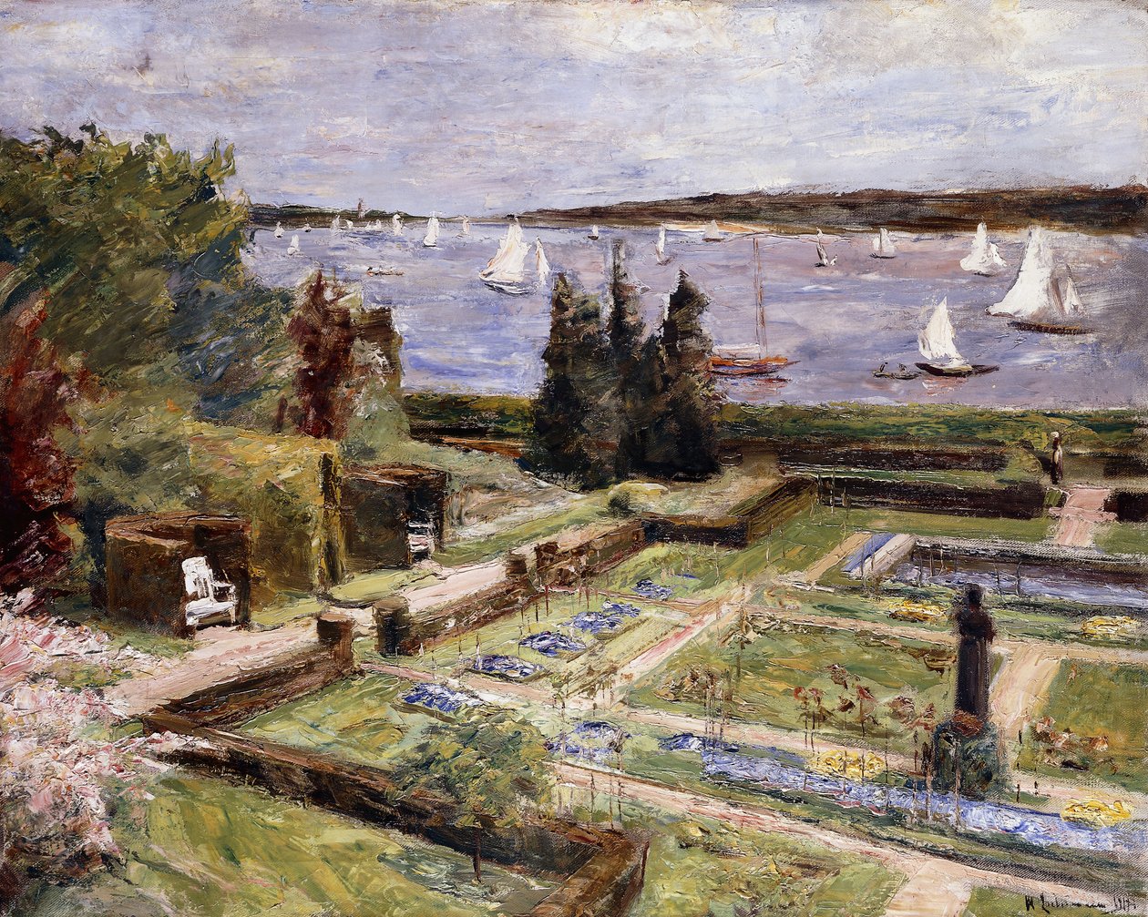 Hage til familien Arnhold ved elven Wsee; Wannseegarten der Familie Arnhold, 1911 av Max Liebermann