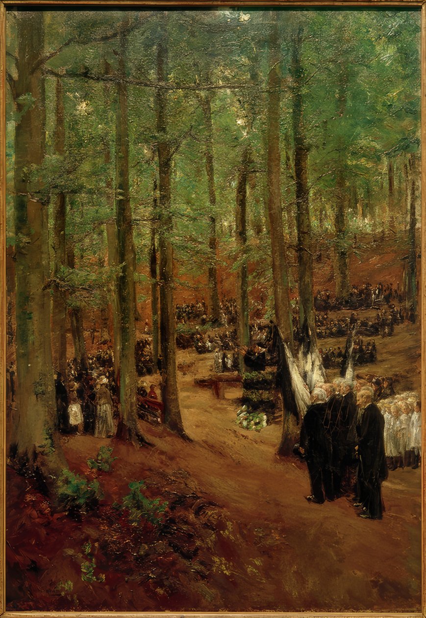 Minnesmerke for keiser Friedrich III. i Kosen - 1. versjon av Max Liebermann