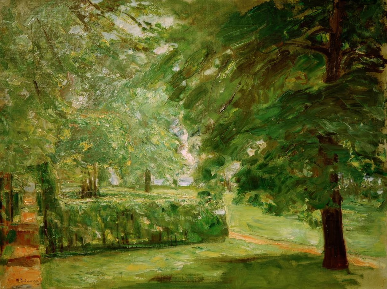 Hekkhager i Wannsee mot øst av Max Liebermann